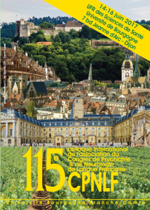 CPNLF 2017 - CONGRES DE PSYCHIATRIE ET NEUROLOGIE - DIJON (503 PERSONNES) CPNLF 2017 - CONGRES DE PSYCHIATRIE ET NEUROLOGIE - DIJON (503 PERSONNES)