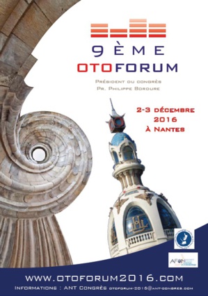 OTOFORUM 2016 - CONGRES D'OTOLOGIE - NANTES (389 personnes)