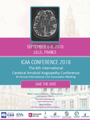 ICAA CONFERENCE 2018 - CONGRES D'EPILEPTOLOGIE - LILLE ICAA CONFERENCE 2018 - CONGRES D'EPILEPTOLOGIE - LILLE