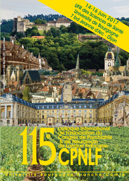 CPNLF 2017 - CONGRES DE PSYCHIATRIE ET NEUROLOGIE - DIJON (503 PERSONNES)