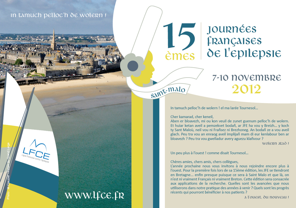 JFE 2012 - CONGRES D'EPILEPTOLOGIE - SAINT MALO ( 522 PERSONNES)